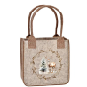 PETIT SAC EN FEUTRINE BEIGE 19X10X19CM PETIT SAC EN FEUTRINE BEIGE 19X10X19CM