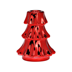 BOUGEOIR EN VERRE SAPIN