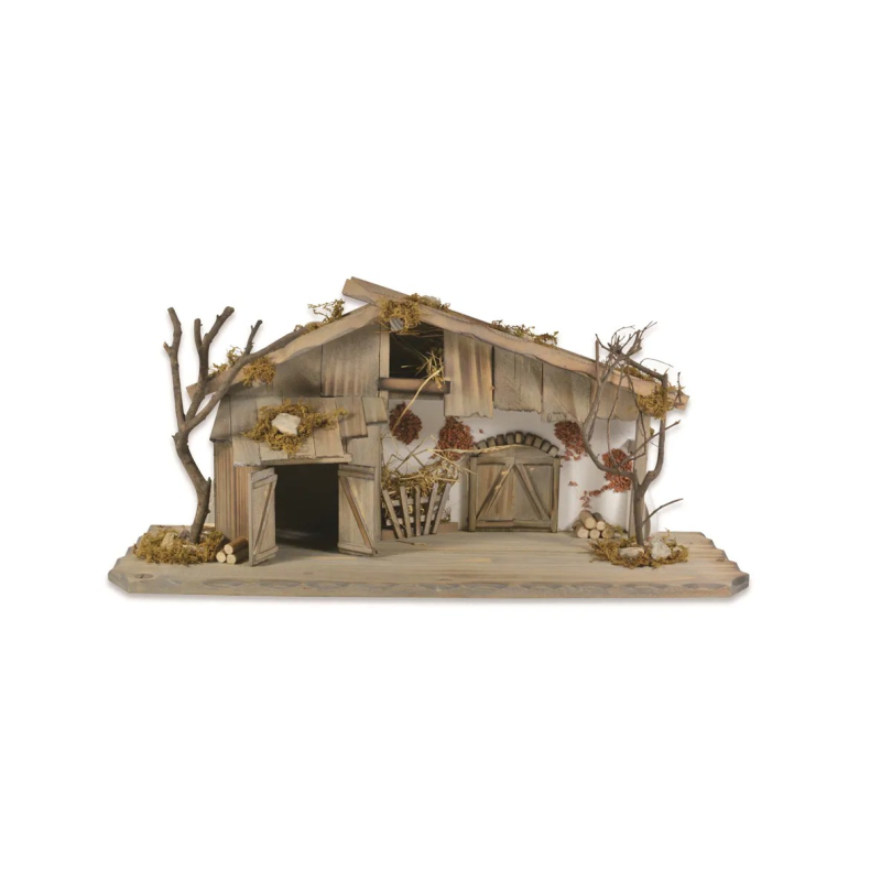 CRECHE EN BOIS 60X20X28CM CRECHE EN BOIS 60X20X28CM