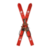 PAIRE DE SKIS ROUGE 25X57X7CM PAIRE DE SKIS ROUGE 25X57X7CM