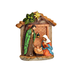 FACADE SCENE DE CRECHE 11X14X14CM