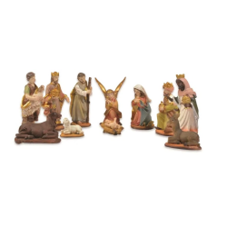 SET DE PERSONNAGES DE CRECHE 3-7CM (11 Pièces)
