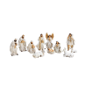 SET DE 11 FIGURINES DE CHECHE H 4-15CM