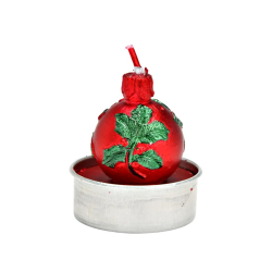 BOUGIE CHAUFFE PLAT BOULE DE NOEL (6 pièces)