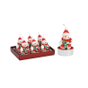 BOUGIE CHAUFFE PLAT BONHOMME DE NEIGE DEBOUT