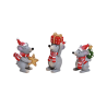 SOURIS DE NOEL 3X6X6 CM 1 PIECE