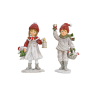 ENFANTS ROUGE ET BLANC 7X12X4CM 1 PIECE