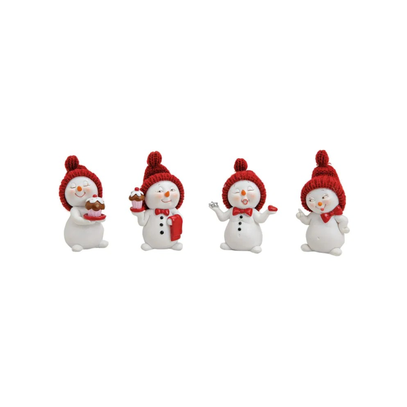 BONHOMME DE NEIGE 7CM LA PIECE