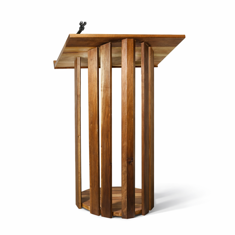 Pupitre orateur en bois