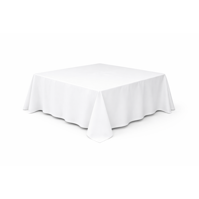Nappe carrée 290 x 290 cm Blanc