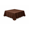 Nappe carrée 290 x 290 cm Chocolat
