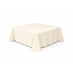 Nappe carrée 290 x 290 cm Ecru