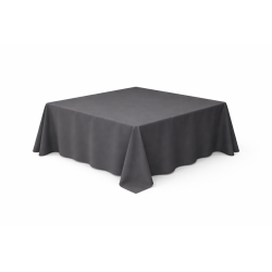 Nappe carrée 290 x 290 cm Gris
