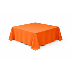 Nappe carrée 290 x 290 cm Orange