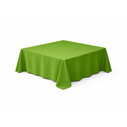 Nappe carrée 290 x 290 cm Vert Anis