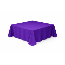 Nappe carrée 290 x 290 cm Violet