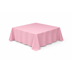Nappe carrée 290 x 290 cm Vieux Rose (Nude)