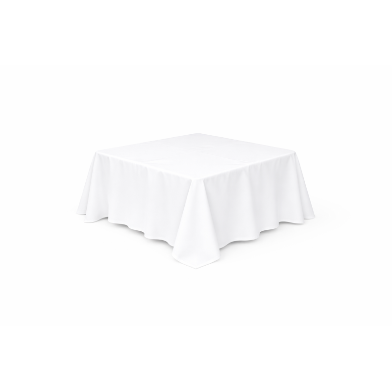 Nappe carrée 240 x 240 cm Blanc