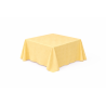 Nappe carrée damassé 230 x 230 cm Jaune Paille