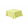 Nappe carrée damassé 230 x 230 cm Vert Tilleul