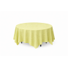 Nappe carrée damassé 230 x 230 cm Vert Tilleul