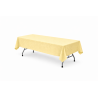 Nappe rectangulaire damassé 230 x 140 cm Jaune Paille