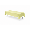 Nappe rectangulaire damassé 230 x 140 cm Vert Tilleul