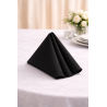 Serviette de table 50 x 50 cm Noir
