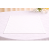 Serviette de table 50 x 50 cm Blanc