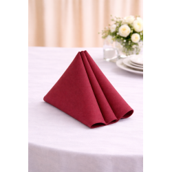 Serviette de table 50 x 50 cm Bordeaux