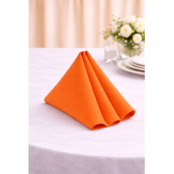 Serviette de table 50 x 50 cm Orange