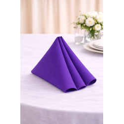 Serviette de table 50 x 50 cm Violet