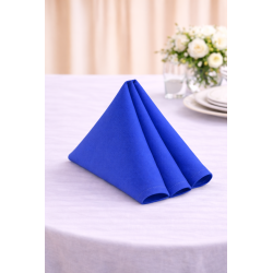 Serviette de table 50 x 50 cm Bleu Roy