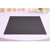 Serviette de table 50 x 50 cm Gris Anthracite