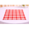 Serviette de table 45 x 45 cm Carreaux Normands