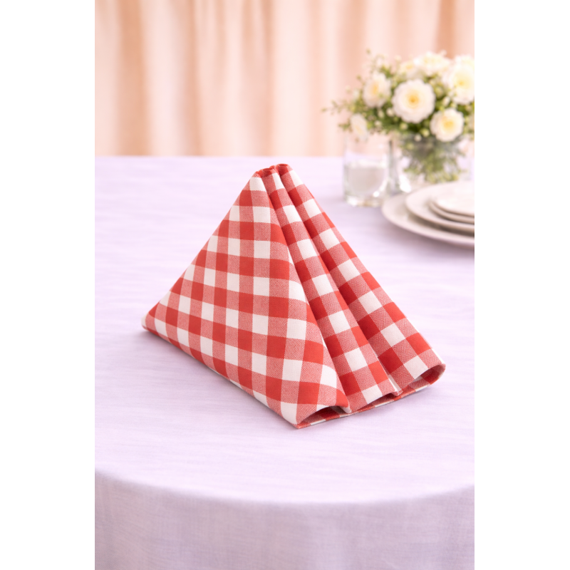 Serviette de table 45 x 45 cm Carreaux Normands