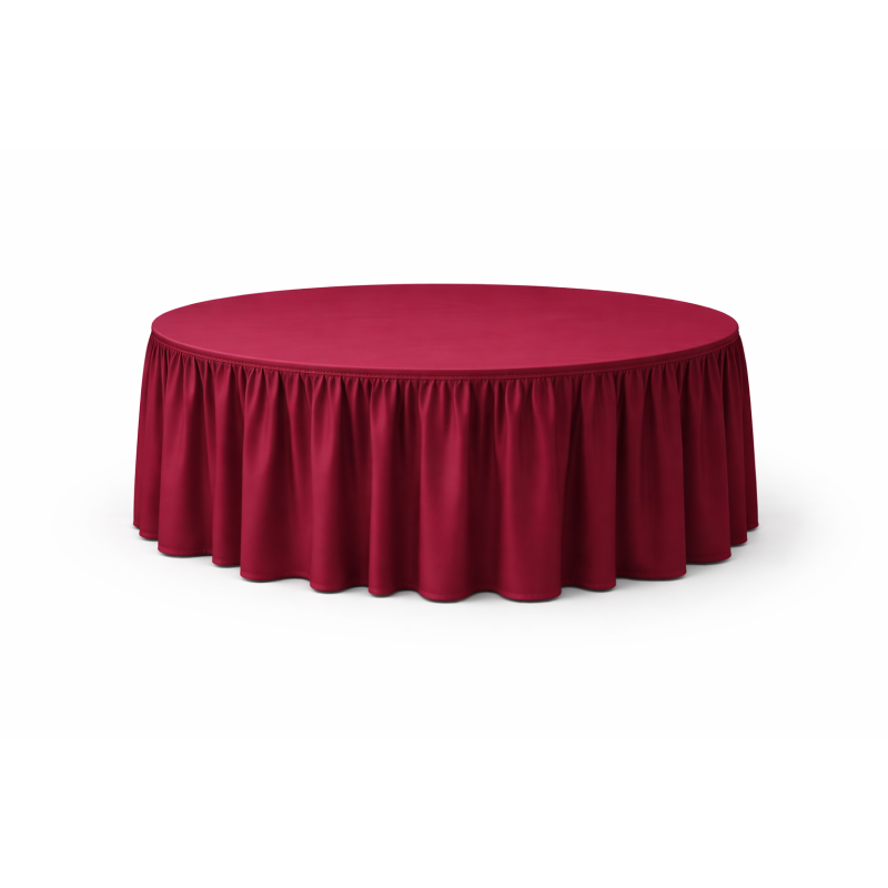 Juponnage bordeaux 500 x 75 cm