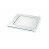 Assiette carrée Glass'line 25 X 25 cm
