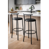 Tabouret de bar noir