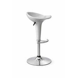 Tabouret de bar Silver blanc