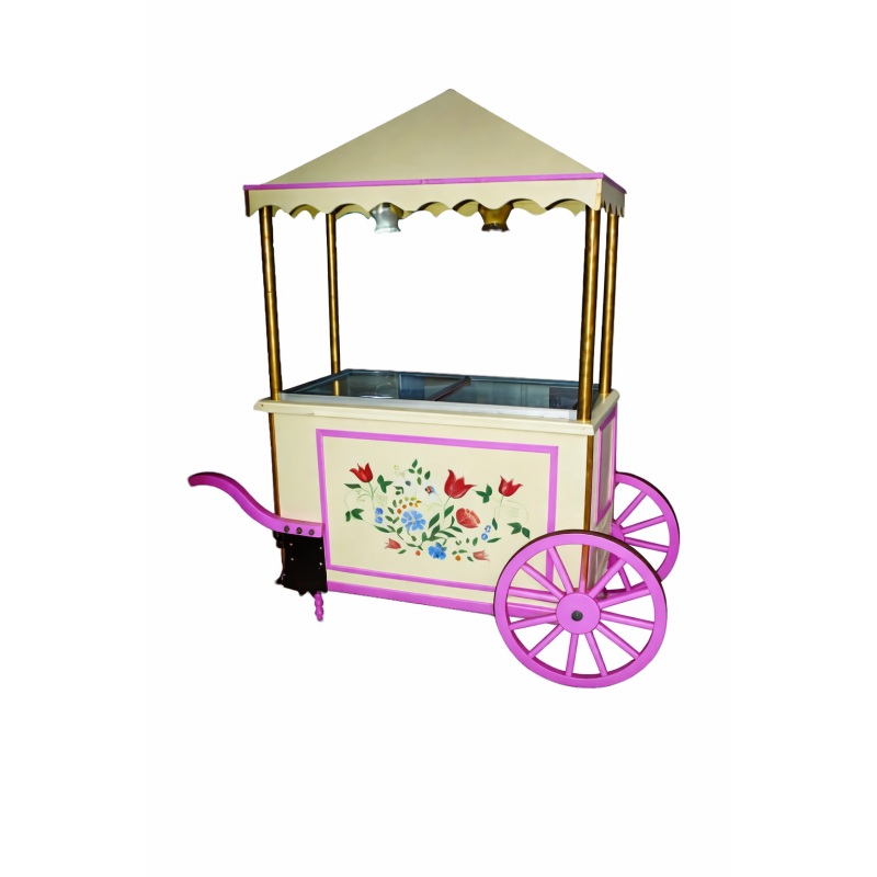 Chariot à glace Belle Époque