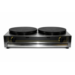 Crêpière propane 2 plaques Ø 40 cm