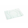 Plat rectangle en verre 35 x 50 cm