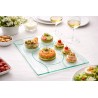 Plat rectangle en verre 35 x 50 cm