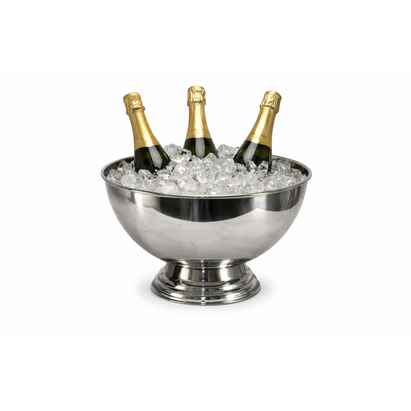 Vasque à champagne inox Ø 42 cm H 28 cm