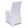 Housse de chaise Lycra blanc