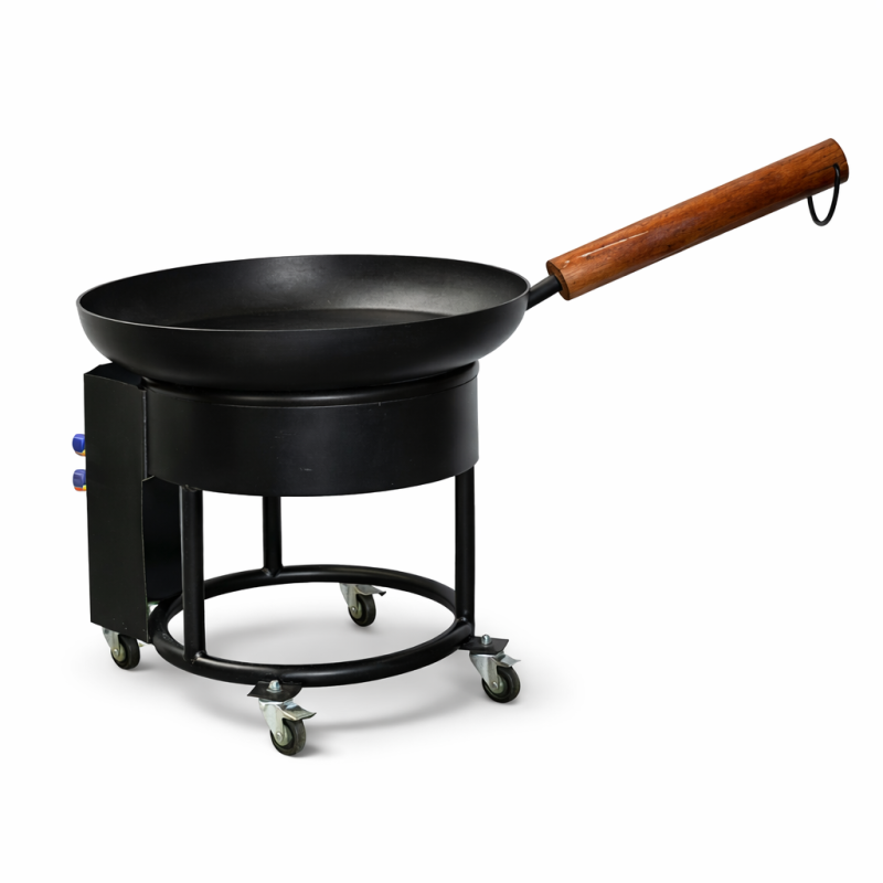 Poêle à tartiflette Ø 100 cm sur support gaz