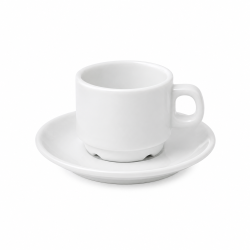 Tasse et sous tasse à café Europa 9 cl