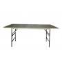 Table de buffet pliante 200 x 100  