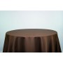 Nappe carrée 290 x 290 cm chocolat